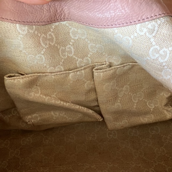 Gucci Soft Stirrup Leather Top Handle Bag – Blush Pink, Gold Hardware - Picture 7 of 9